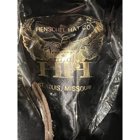 Indiana Jones hat, Safari Hat, Henschel Hat Co, made in USA Brown - Picture 5 of 6